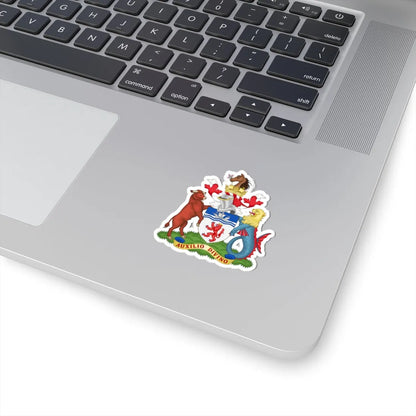 Coat of Arms of Devon County Council (England) (Coat of Arms) STICKER Vinyl Kiss-Cut Decal - The Sticker Space