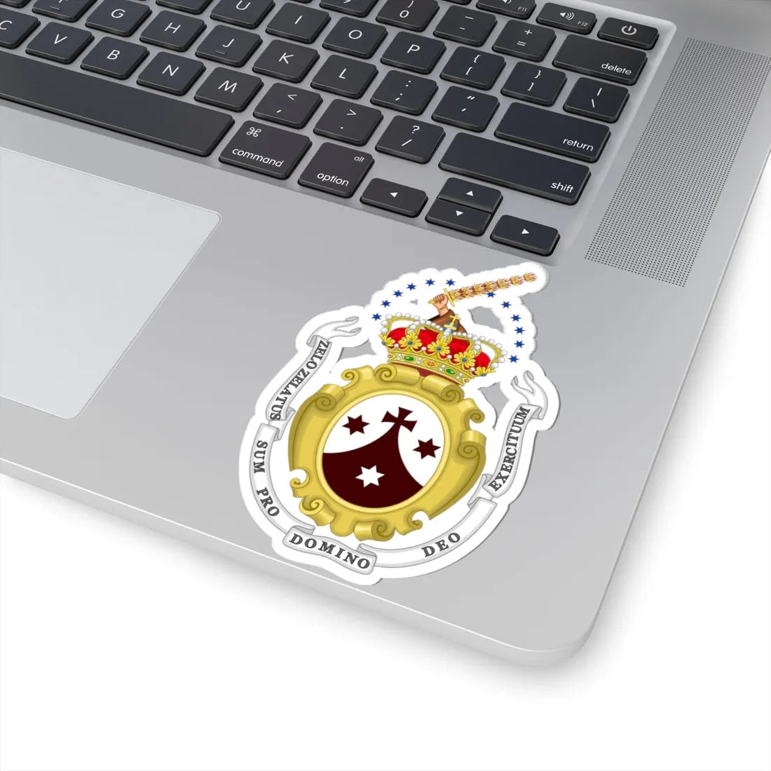 Coat of Arms of Discalced Carmelites Order (Spain) (Coat of Arms) STICKER Vinyl Kiss-Cut Decal - The Sticker Space