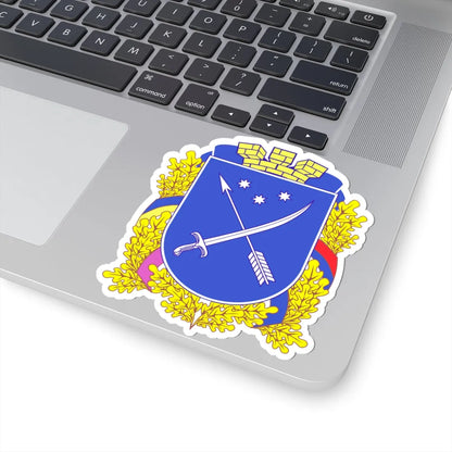 Coat of arms of Dnipro (Ukraine) (Coat of Arms) STICKER Vinyl Kiss-Cut Decal - The Sticker Space
