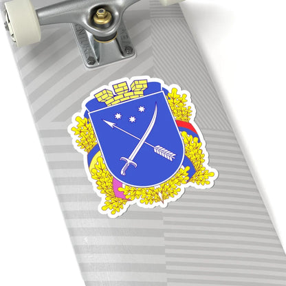 Coat of arms of Dnipro (Ukraine) (Coat of Arms) STICKER Vinyl Kiss-Cut Decal - The Sticker Space