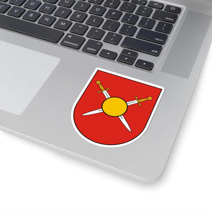 Coat of Arms of Dobromyl (Ukraine) (Coat of Arms) STICKER Vinyl Kiss-Cut Decal - The Sticker Space