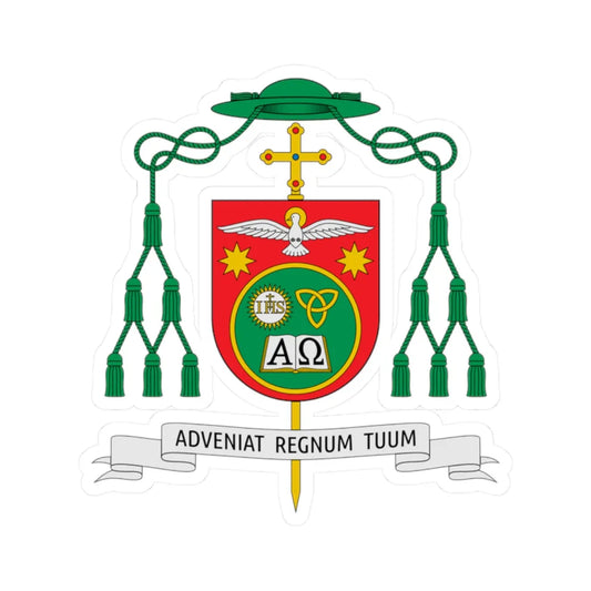 Coat of arms of Dominic Ryōji Miyahara (Japan) (Coat of Arms) STICKER Vinyl Kiss-Cut Decal 2 Inch White - The Sticker Space