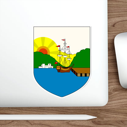 Coat of Arms of Dominica (1909–1961) STICKER Vinyl Die-Cut Decal-The Sticker Space