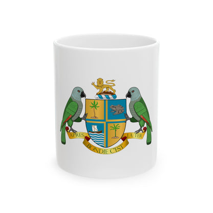 Coat of arms of Dominica - White Coffee Mug