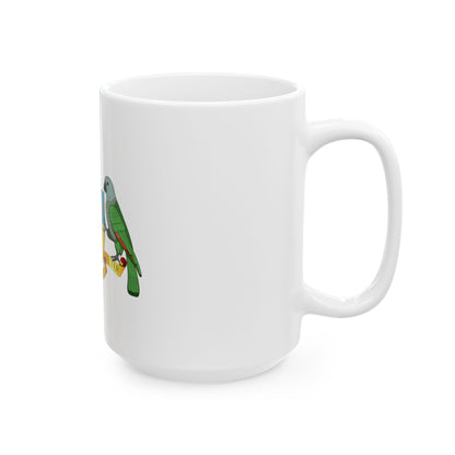 Coat of arms of Dominica - White Coffee Mug