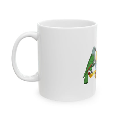 Coat of arms of Dominica - White Coffee Mug