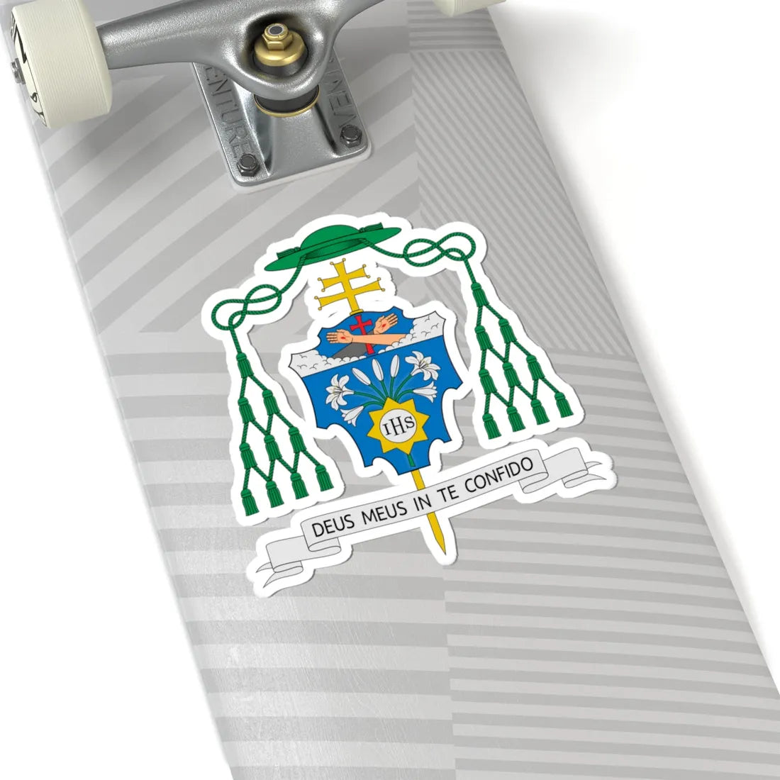 Coat of arms of Dominique Joseph Mathieu (Iran) (Coat of Arms) STICKER Vinyl Kiss-Cut Decal - The Sticker Space