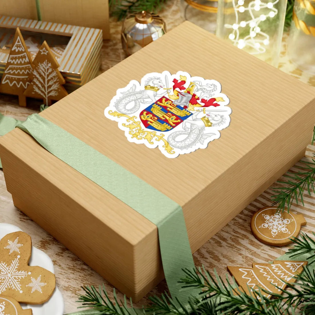 Coat of arms of Dover District Council (England) (Coat of Arms) STICKER Vinyl Kiss-Cut Decal - The Sticker Space