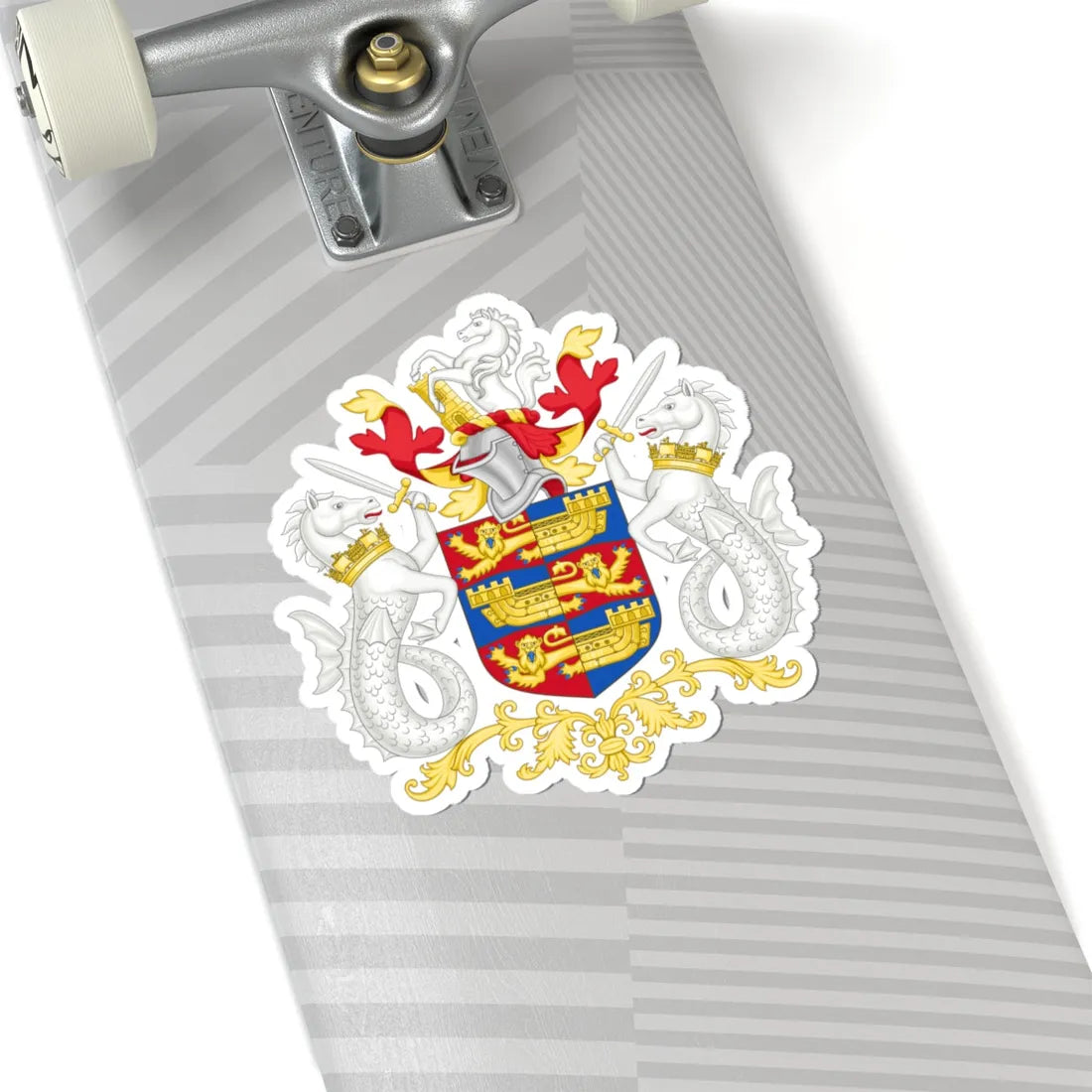 Coat of arms of Dover District Council (England) (Coat of Arms) STICKER Vinyl Kiss-Cut Decal - The Sticker Space