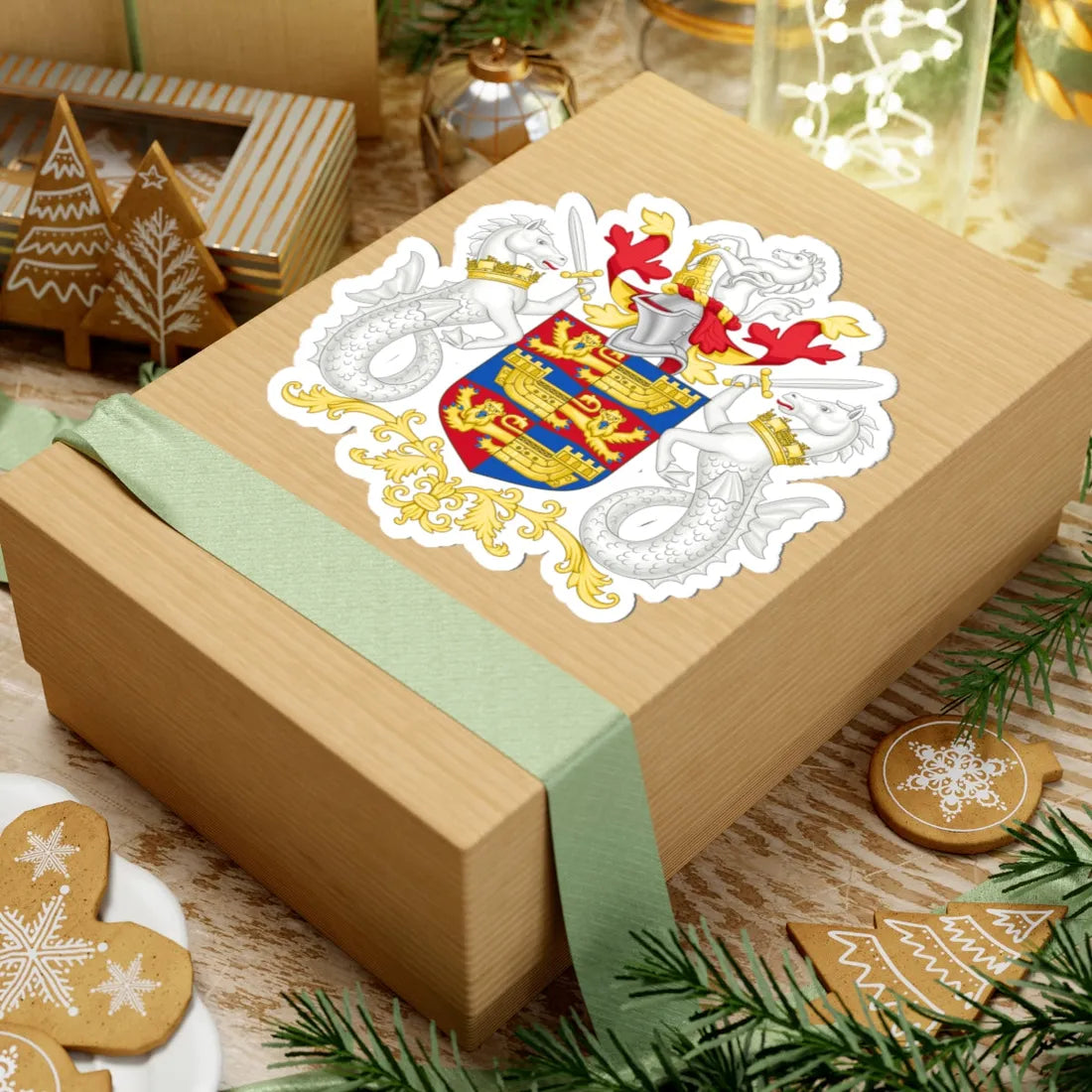 Coat of arms of Dover District Council (England) (Coat of Arms) STICKER Vinyl Kiss-Cut Decal - The Sticker Space