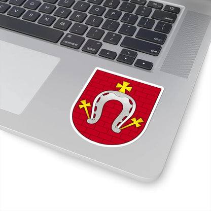Coat of arms of Drybin (Belarus) (Coat of Arms) STICKER Vinyl Kiss-Cut Decal - The Sticker Space