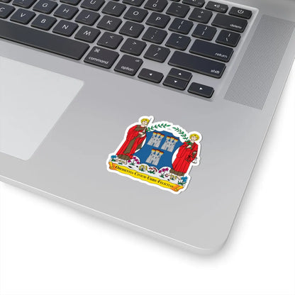 Coat-of-arms-of-Dublin (Ireland) (Coat of Arms) STICKER Vinyl Kiss-Cut Decal - The Sticker Space