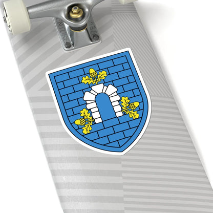 Coat of Arms of Dubroŭna Belarus (Belarus) (Coat of Arms) STICKER Vinyl Kiss-Cut Decal - The Sticker Space