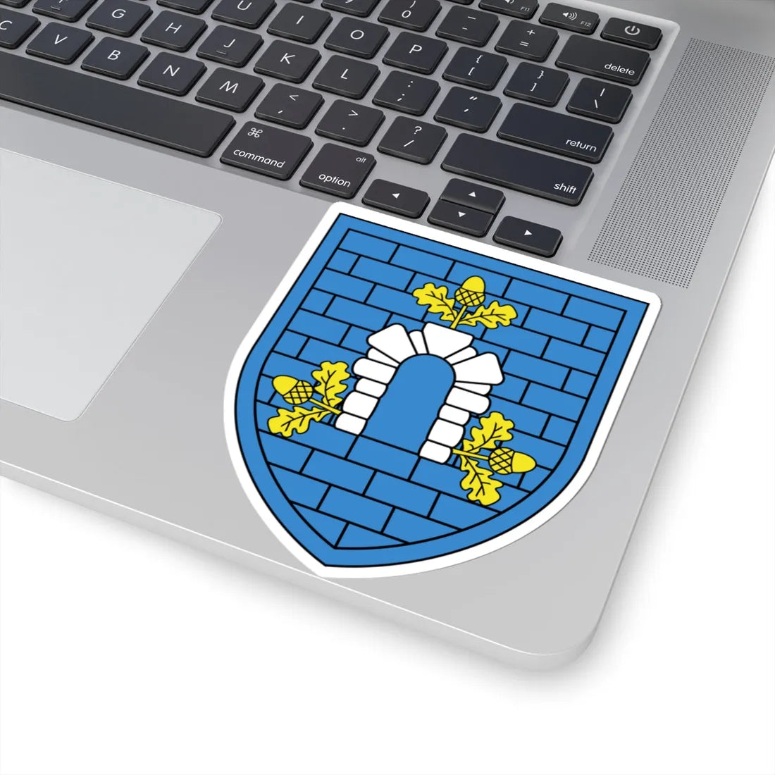 Coat of Arms of Dubroŭna Belarus (Belarus) (Coat of Arms) STICKER Vinyl Kiss-Cut Decal - The Sticker Space