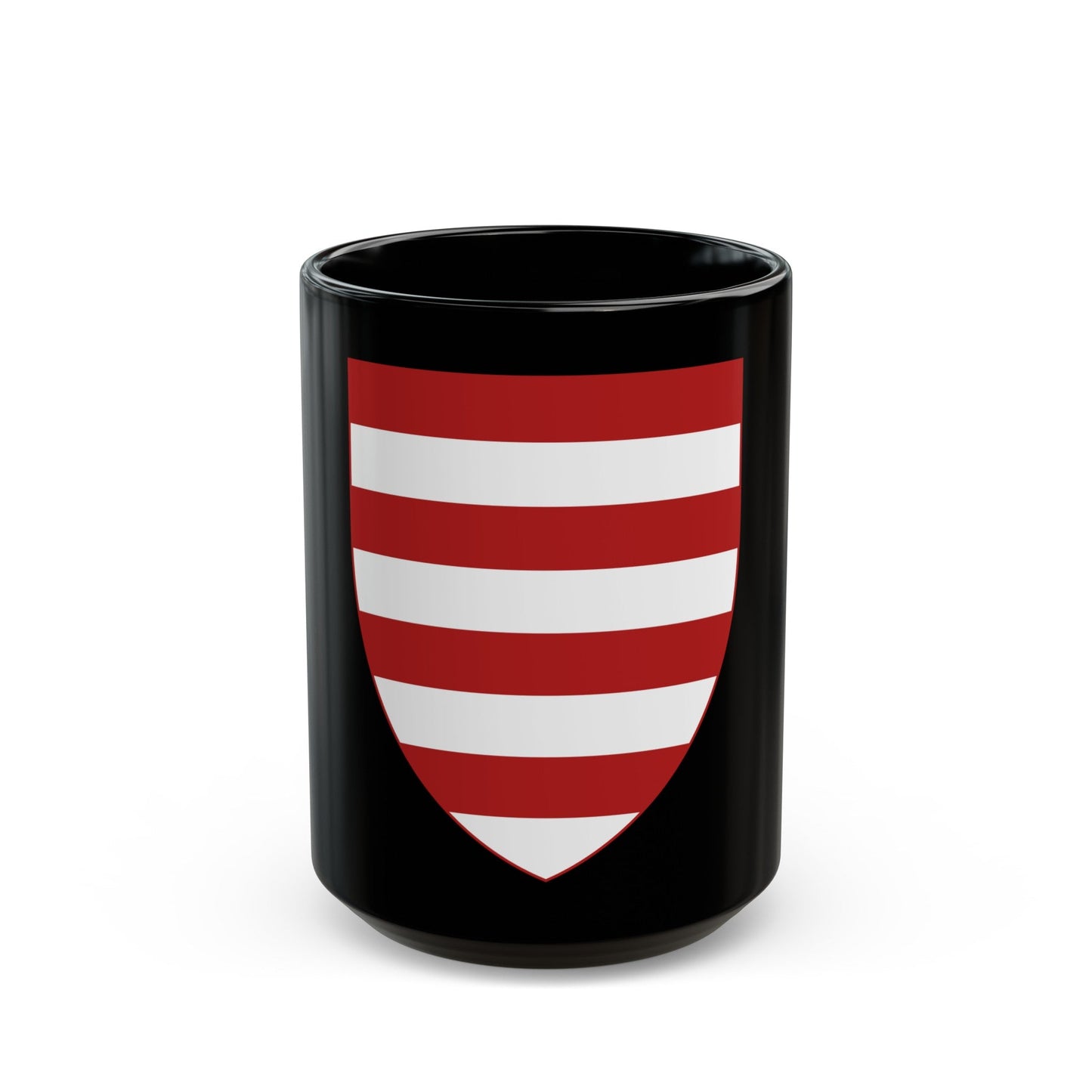 Coat of Arms of Dubrovnik - Black Coffee Mug-15oz-The Sticker Space