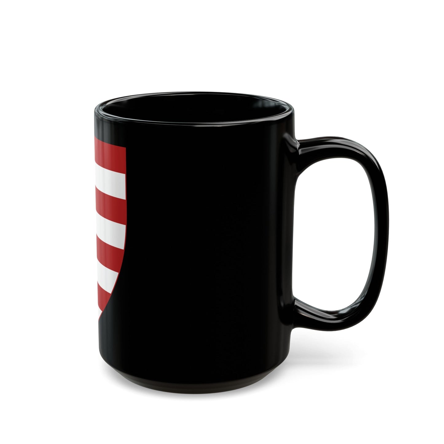 Coat of Arms of Dubrovnik - Black Coffee Mug-The Sticker Space