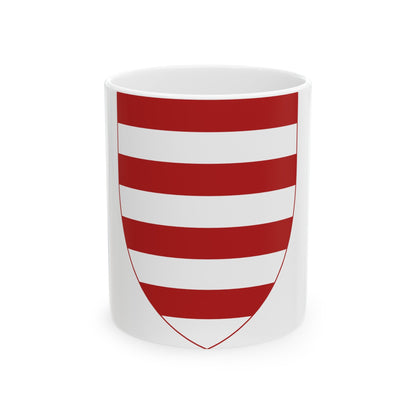 Coat of Arms of Dubrovnik - White Coffee Mug-11oz-The Sticker Space