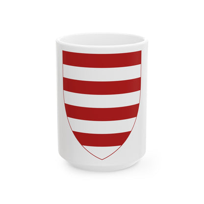 Coat of Arms of Dubrovnik - White Coffee Mug-15oz-The Sticker Space