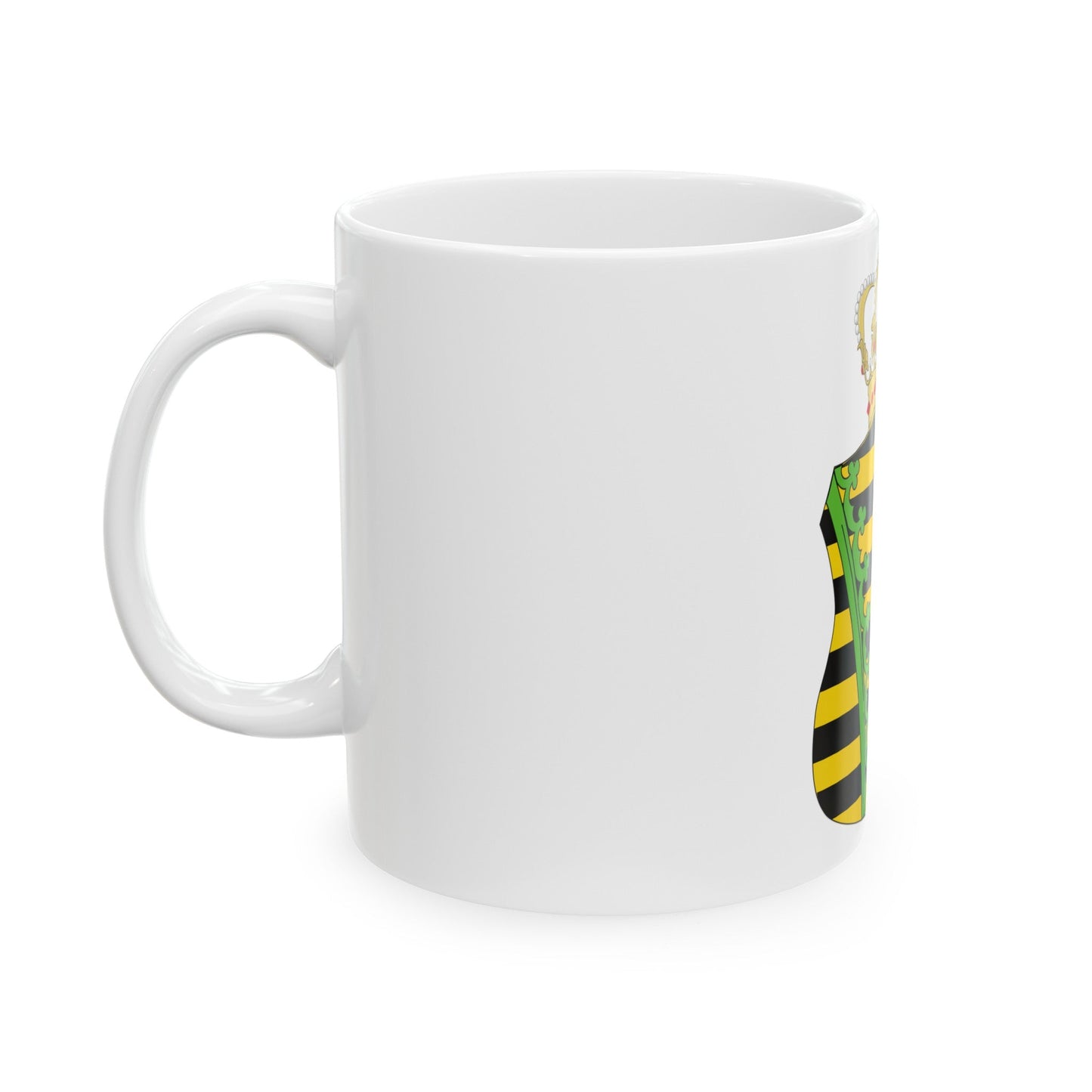 Coat of Arms of Duchy of Warsaw - White Coffee Mug-The Sticker Space