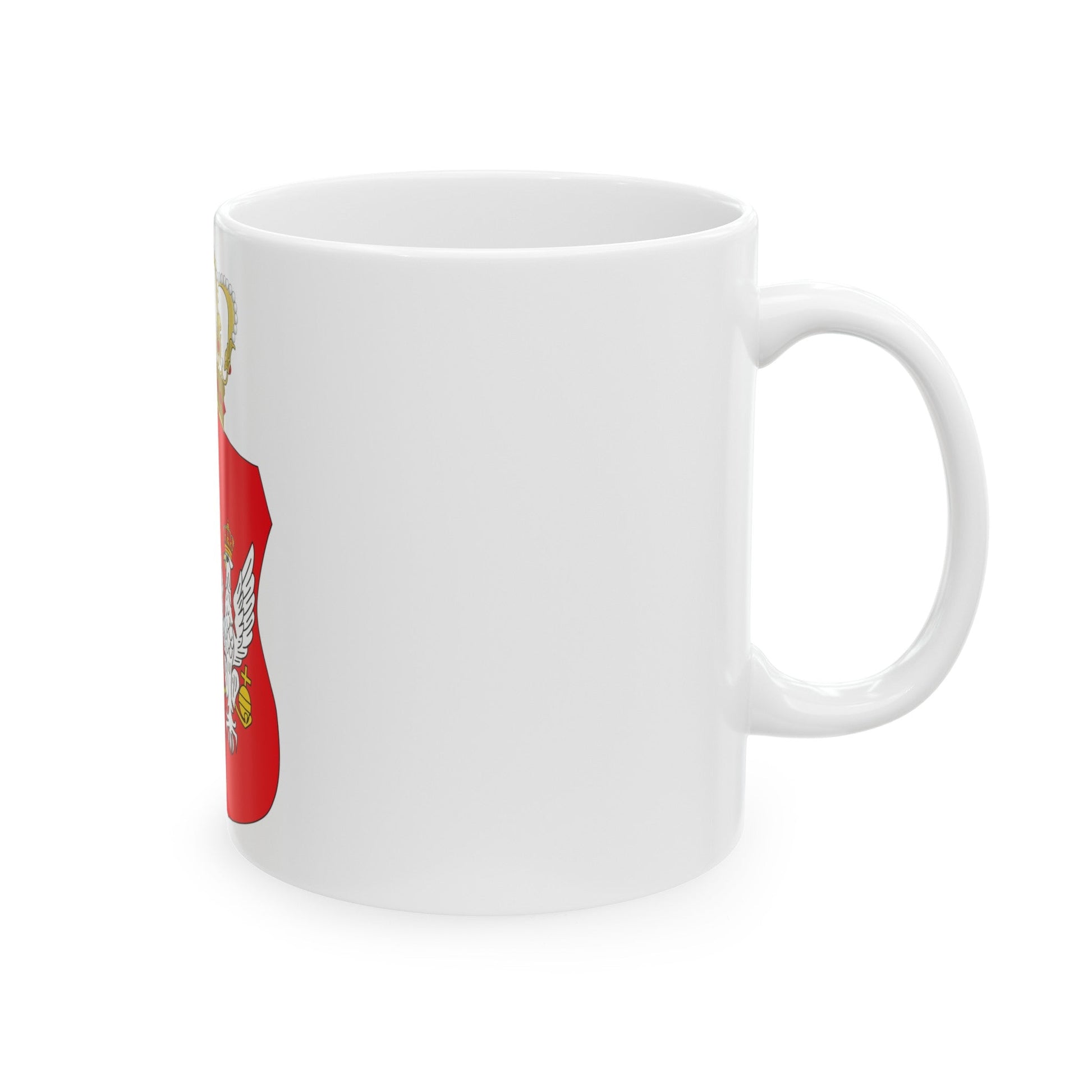 Coat of Arms of Duchy of Warsaw - White Coffee Mug-The Sticker Space