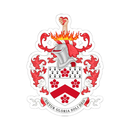 Coat of Arms of Dulwich College (England) (Coat of Arms) STICKER Vinyl Kiss-Cut Decal 6 Inch White - The Sticker Space
