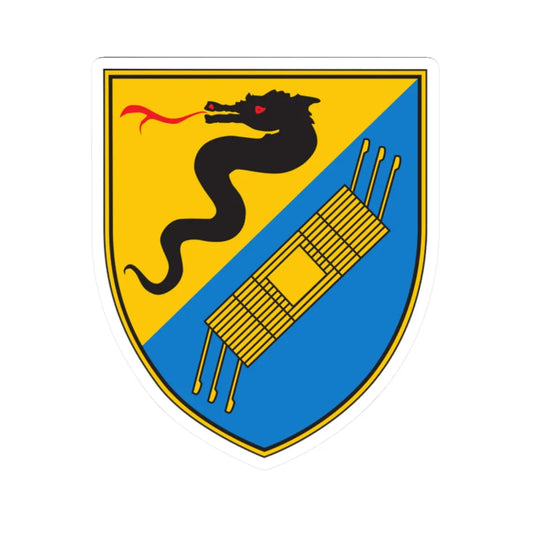 Coat of arms of Duplek (Slovenia) (Coat of Arms) STICKER Vinyl Kiss-Cut Decal 2 Inch White - The Sticker Space