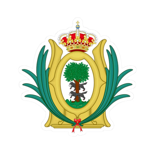 Coat of Arms of Durango State (Spain) (Coat of Arms) STICKER Vinyl Kiss-Cut Decal 2 Inch White - The Sticker Space