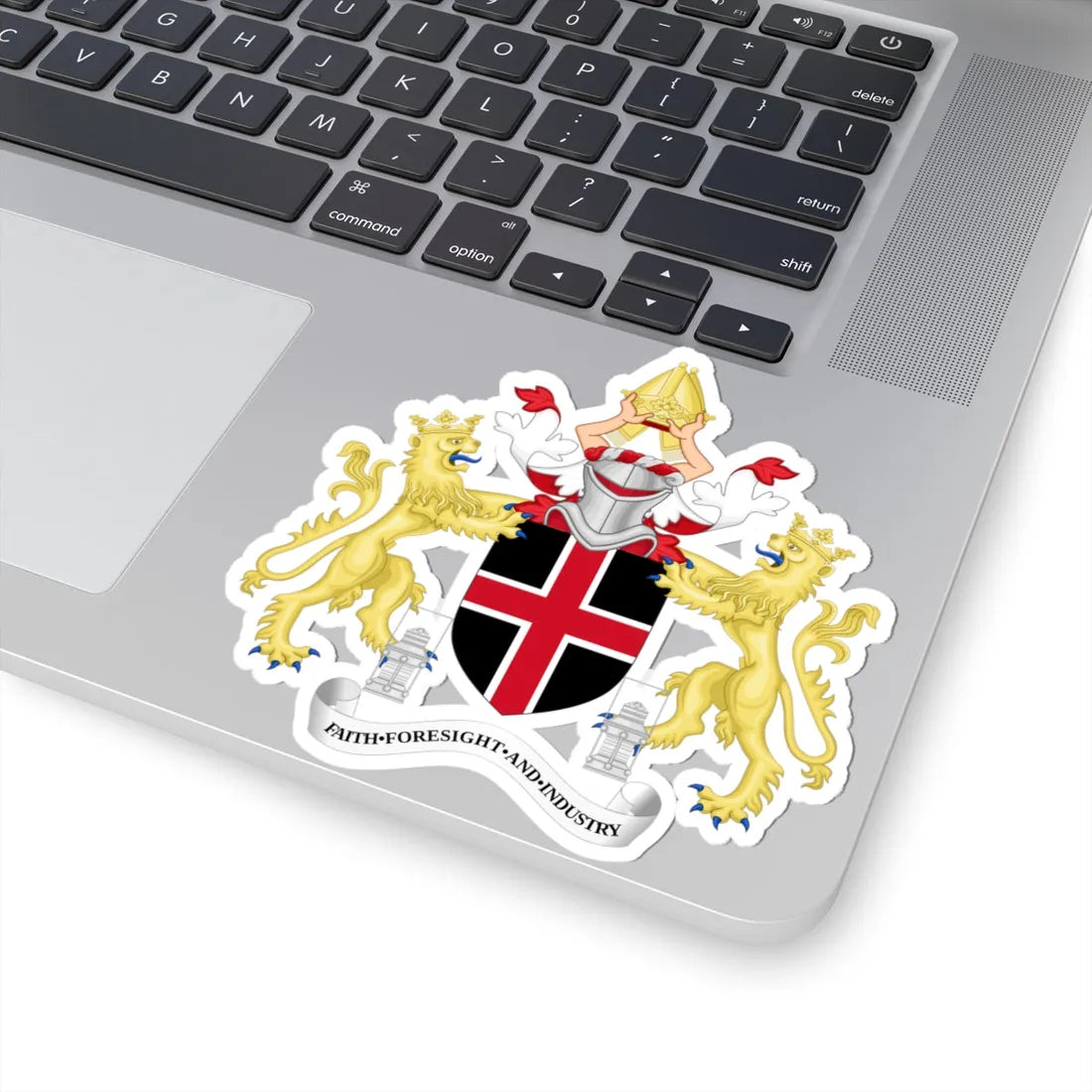 Coat of arms of Durham (England) (Coat of Arms) STICKER Vinyl Kiss-Cut Decal - The Sticker Space
