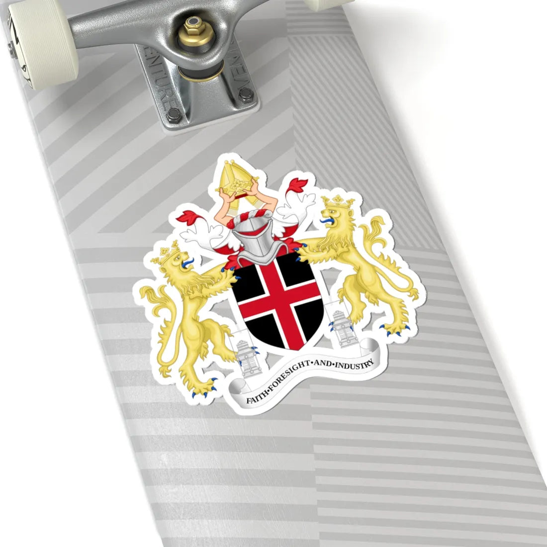 Coat of arms of Durham (England) (Coat of Arms) STICKER Vinyl Kiss-Cut Decal - The Sticker Space
