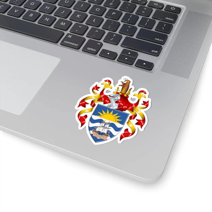 Coat of arms of East Devon District Council (England) (Coat of Arms) STICKER Vinyl Kiss-Cut Decal - The Sticker Space
