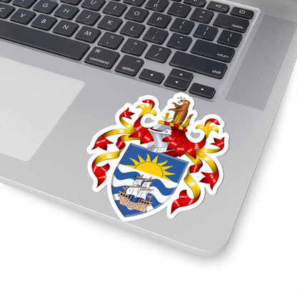 Coat of arms of East Devon District Council (England) (Coat of Arms) STICKER Vinyl Kiss-Cut Decal - The Sticker Space