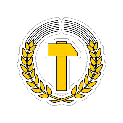 Coat of Arms of East Germany (1950–1953) STICKER Vinyl Die-Cut Decal 3 Inch - The Sticker Space