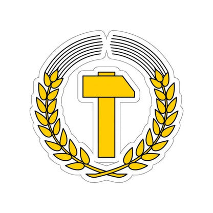 Coat of Arms of East Germany (1950–1953) STICKER Vinyl Die-Cut Decal 6 Inch - The Sticker Space