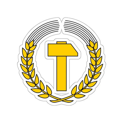 Coat of Arms of East Germany (1950–1953) STICKER Vinyl Die-Cut Decal - The Sticker Space