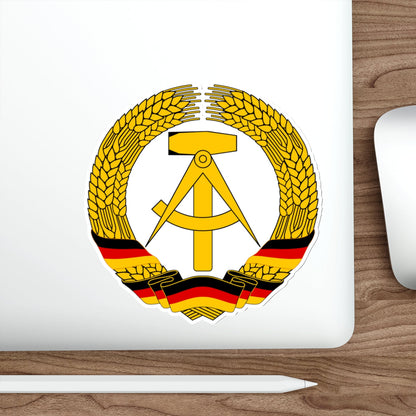 Coat of Arms of East Germany (1953-1955) STICKER Vinyl Die-Cut Decal-The Sticker Space