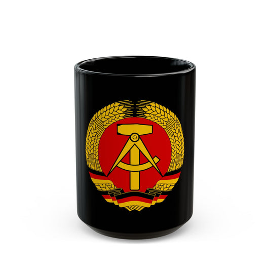 Coat of arms of East Germany - Black Coffee Mug