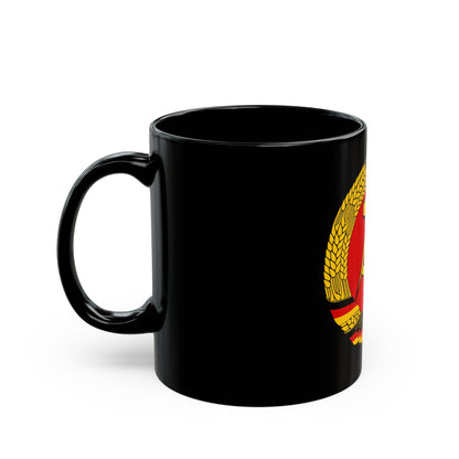 Coat of arms of East Germany - Black Coffee Mug