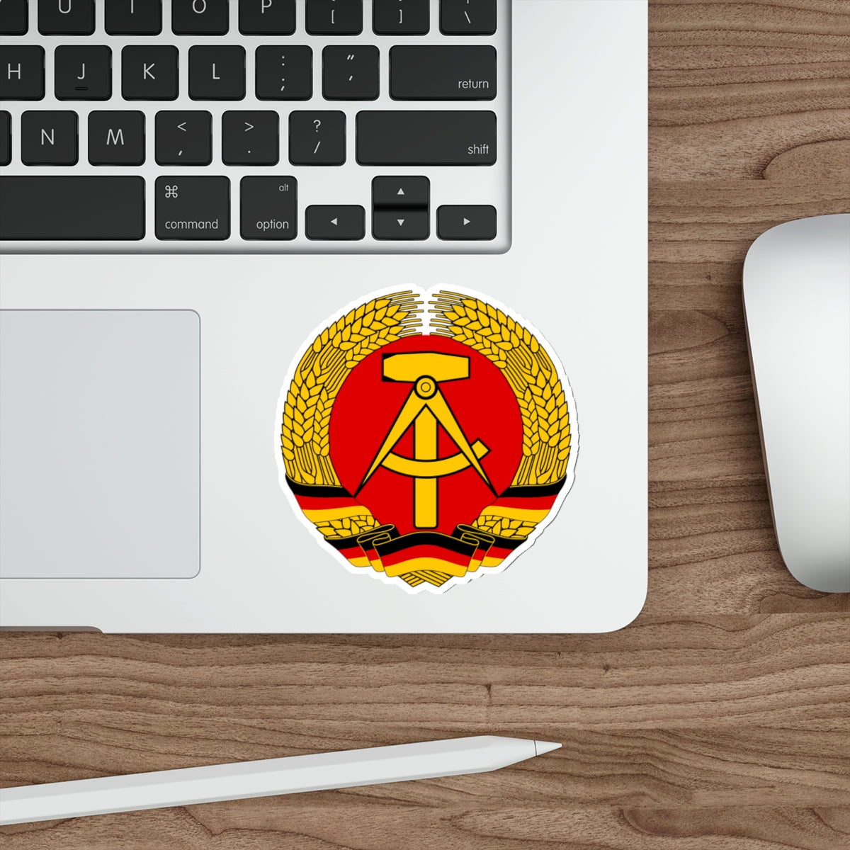 Coat of arms of East Germany STICKER Vinyl Die-Cut Decal-The Sticker Space