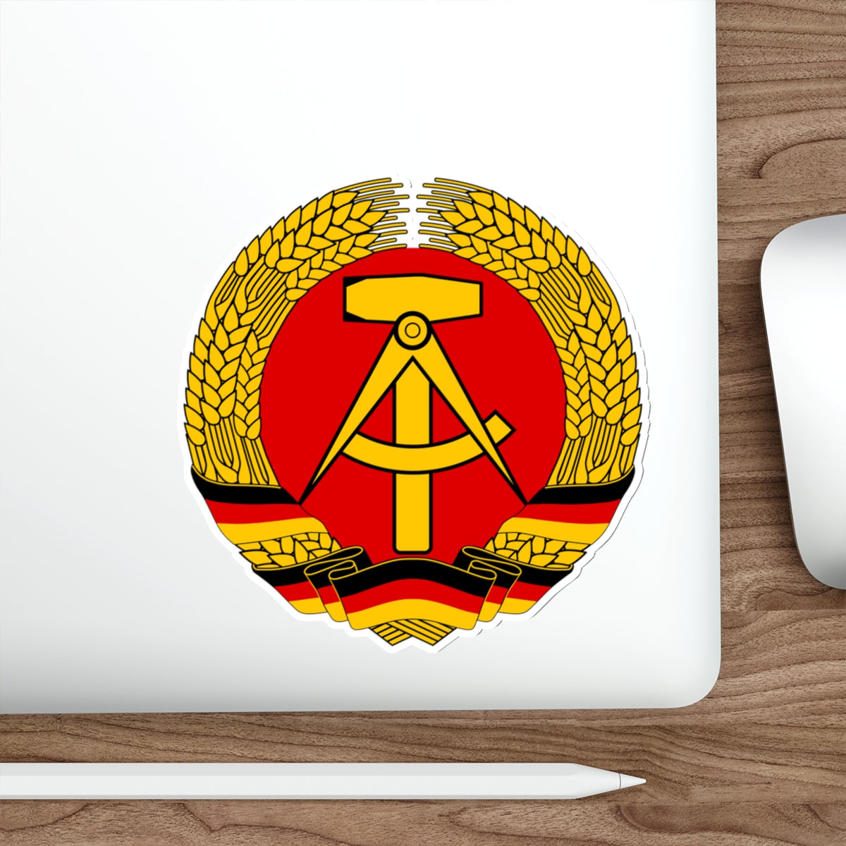 Coat of arms of East Germany STICKER Vinyl Die-Cut Decal-The Sticker Space