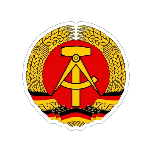 Coat of arms of East Germany STICKER Vinyl Die-Cut Decal 2 Inch - The Sticker Space