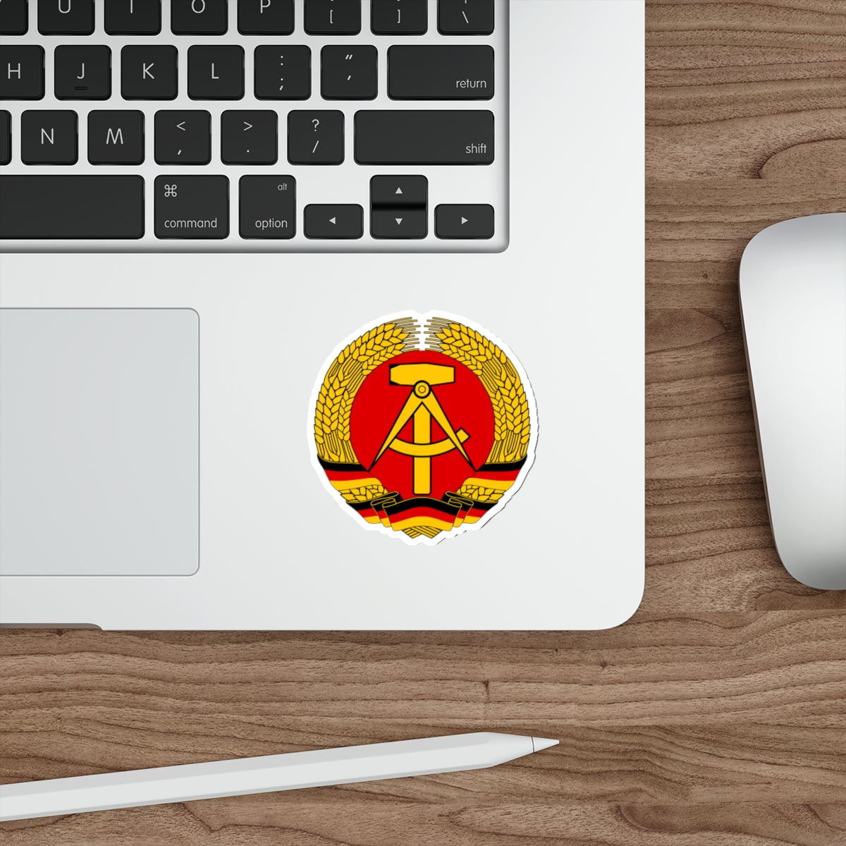 Coat of arms of East Germany STICKER Vinyl Die-Cut Decal-The Sticker Space