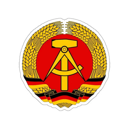 Coat of arms of East Germany STICKER Vinyl Die-Cut Decal - The Sticker Space