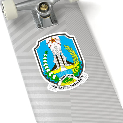 Coat of arms of East Java (Indonesia) (Coat of Arms) STICKER Vinyl Kiss-Cut Decal - The Sticker Space