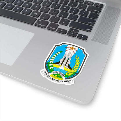 Coat of arms of East Java (Indonesia) (Coat of Arms) STICKER Vinyl Kiss-Cut Decal - The Sticker Space