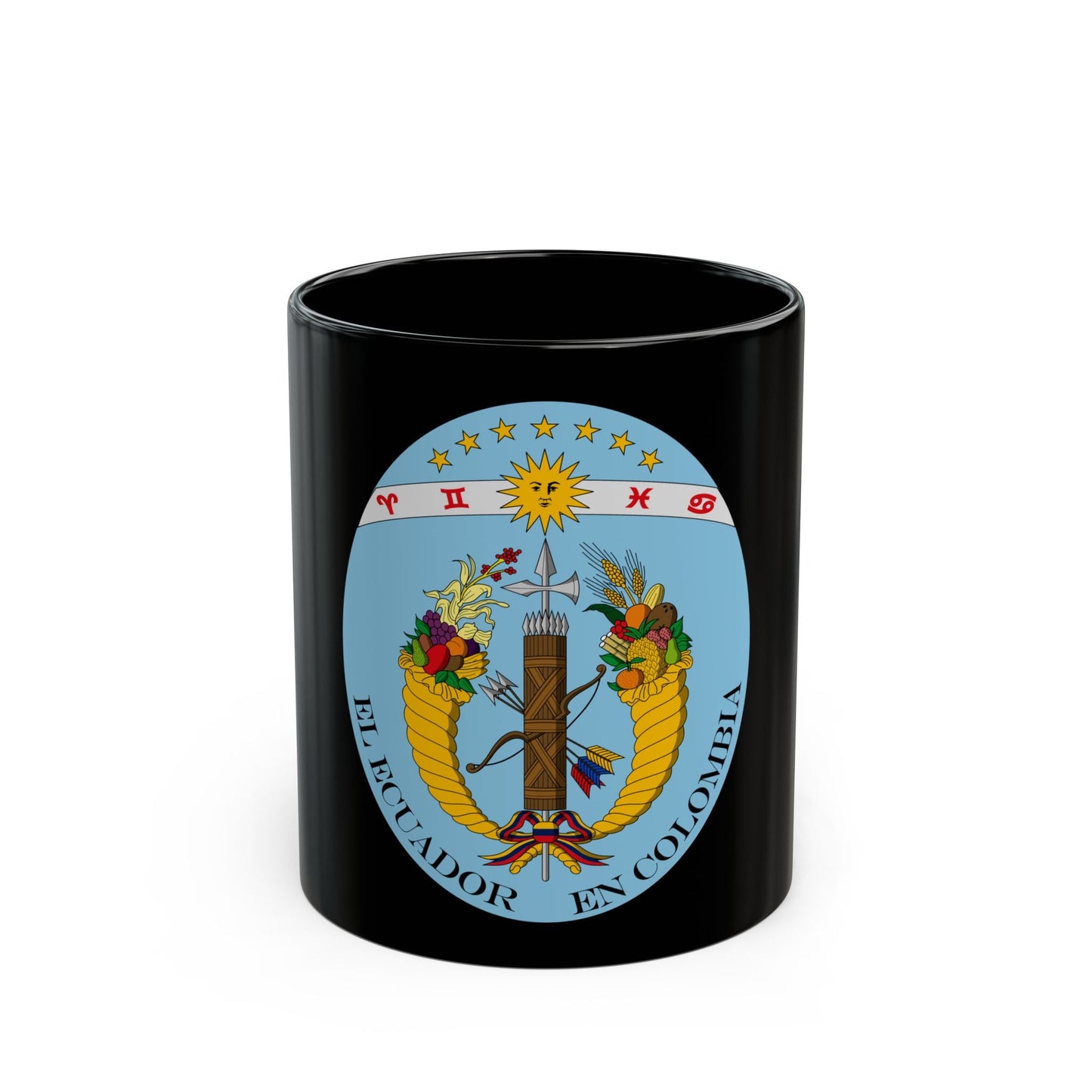 Coat of arms of Ecuador (1830) - Black Coffee Mug