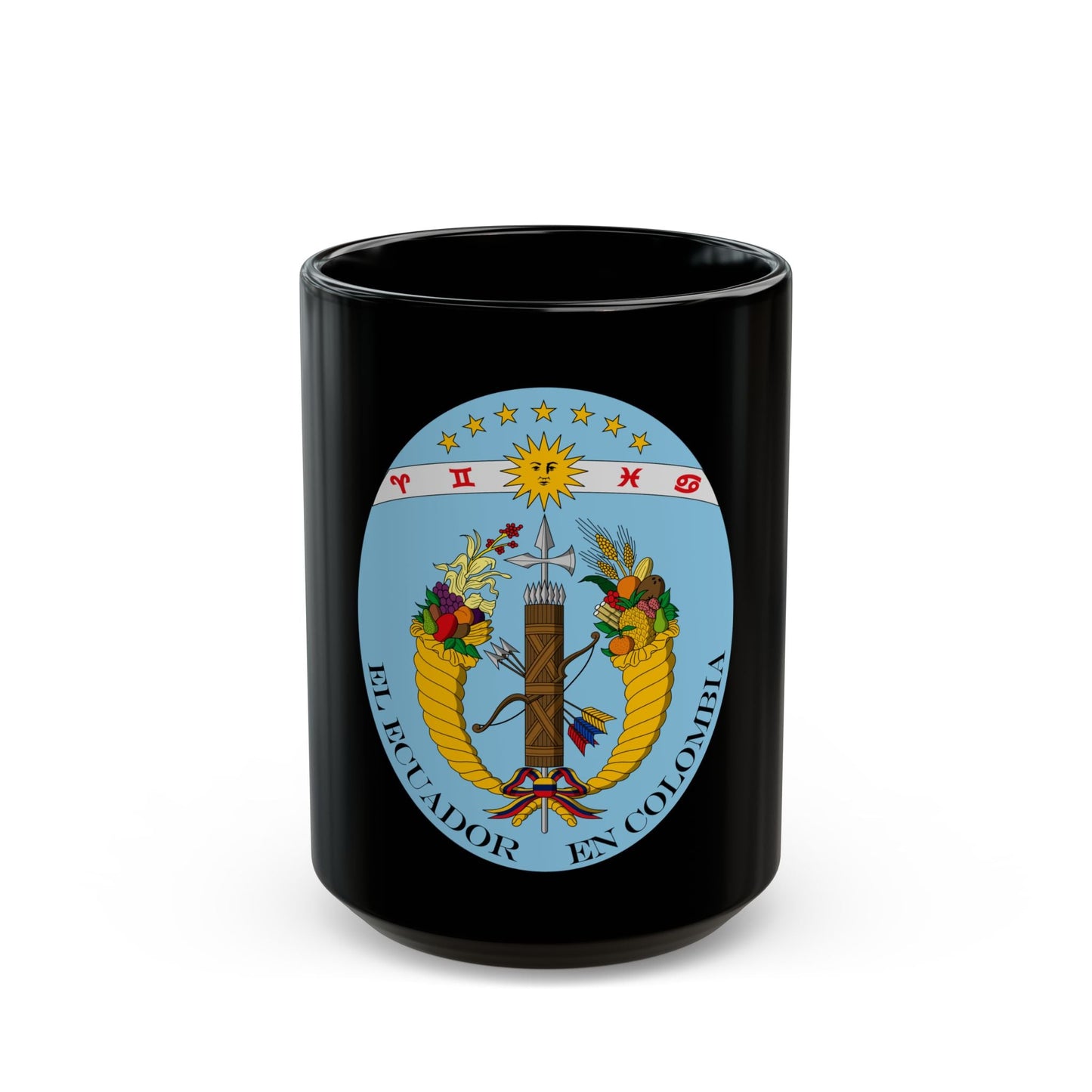 Coat of arms of Ecuador (1830) - Black Coffee Mug