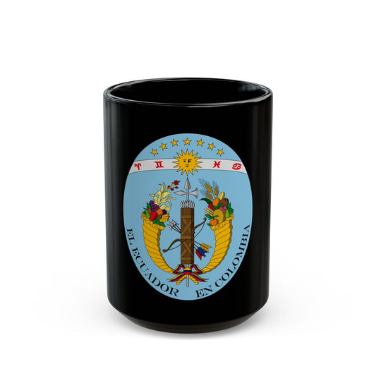 Coat of arms of Ecuador (1830) - Black Coffee Mug