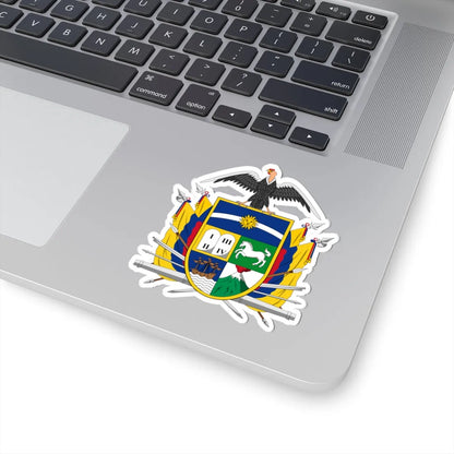 Coat of arms of Ecuador 1843 (Ecuador) (Coat of Arms) STICKER Vinyl Kiss-Cut Decal - The Sticker Space