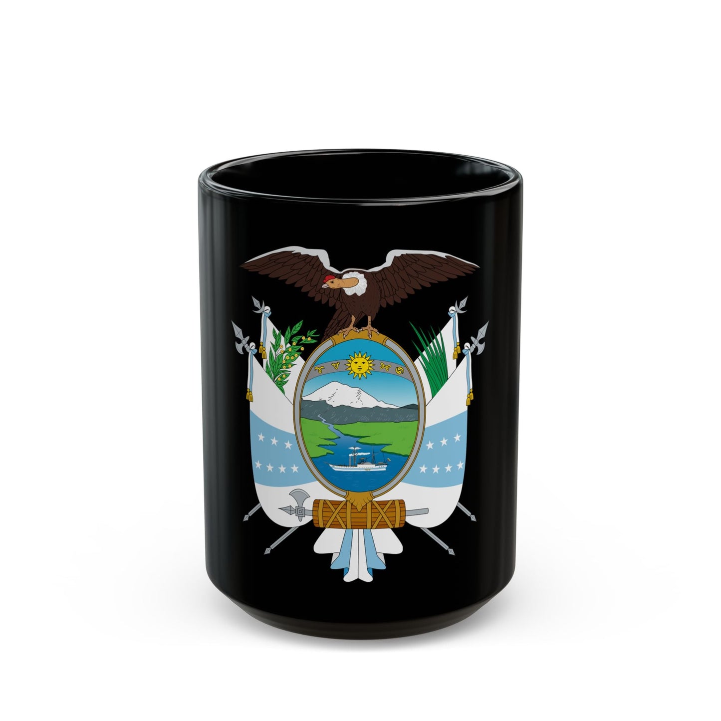 Coat of arms of Ecuador (1845) - Black Coffee Mug