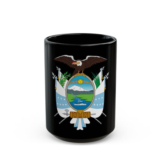 Coat of arms of Ecuador (1845) - Black Coffee Mug